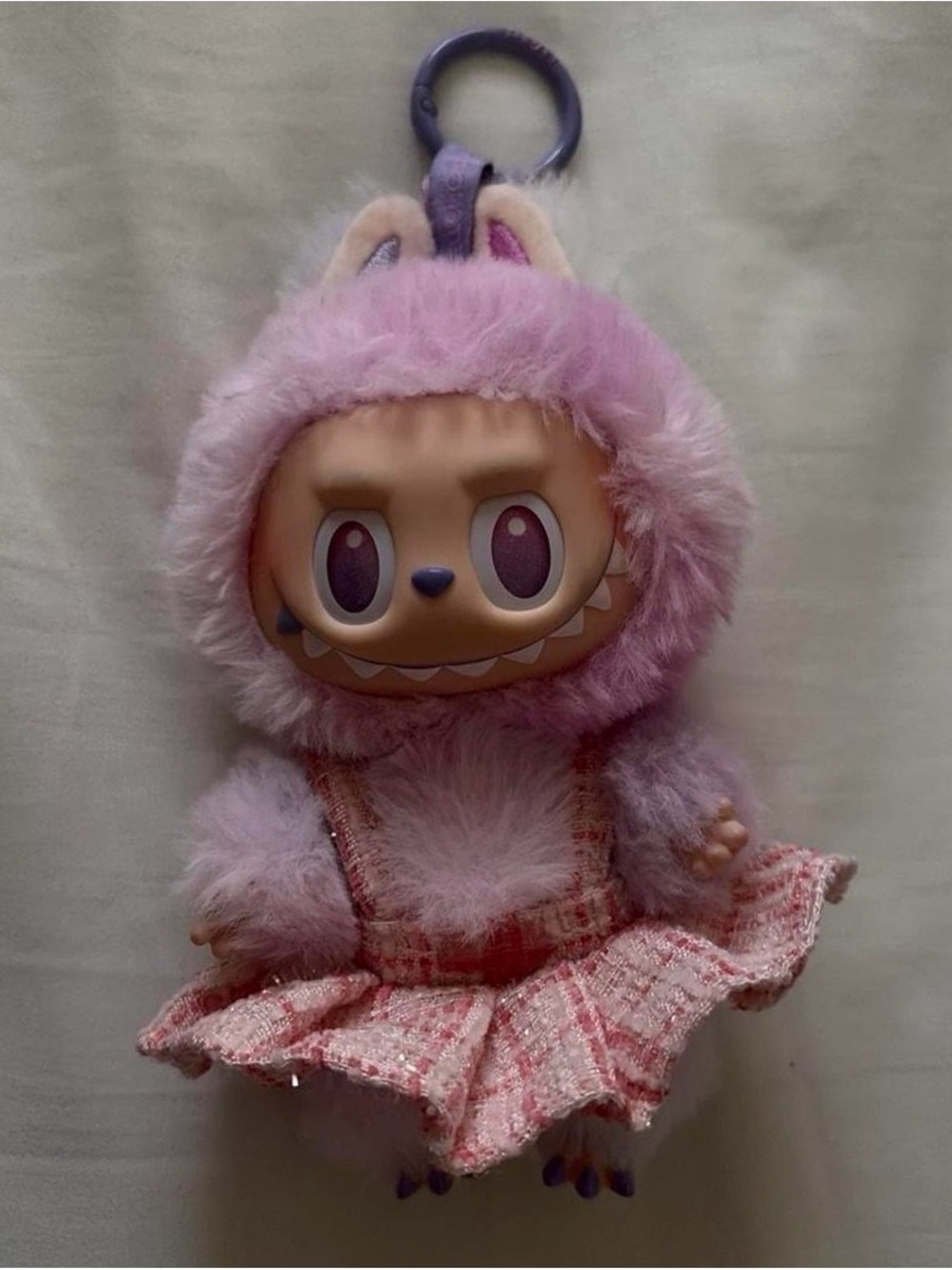 POP MART The Monsters Labubu Luck - Big Into Energy Purple/Pink Pendant